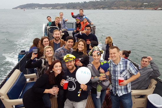 Team bonding adventure for employees in San Diego