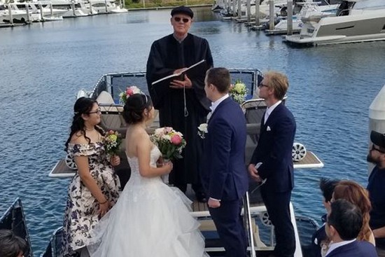 Yacht wedding ceremonies in San Diego Bay