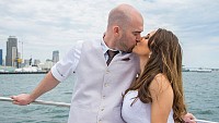 Kathryn & Jay's Yacht Wedding with San Diego Bay Cruises