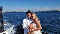 Olga & Julio's Yacht Wedding with San Diego Bay Cruises