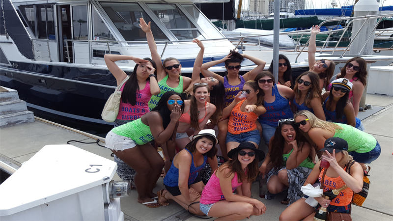 Jennifer's Yacht Bachelorette Party with San Diego Bay Cruises