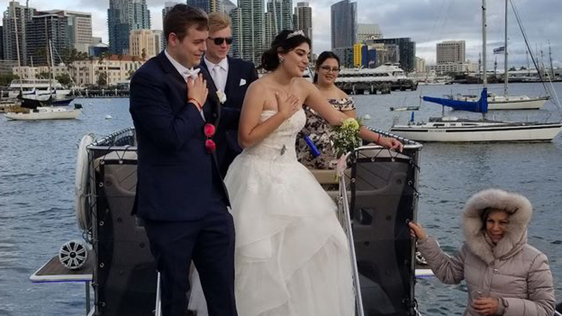 Emma & Paul's Yacht Wedding with San Diego Bay Cruises