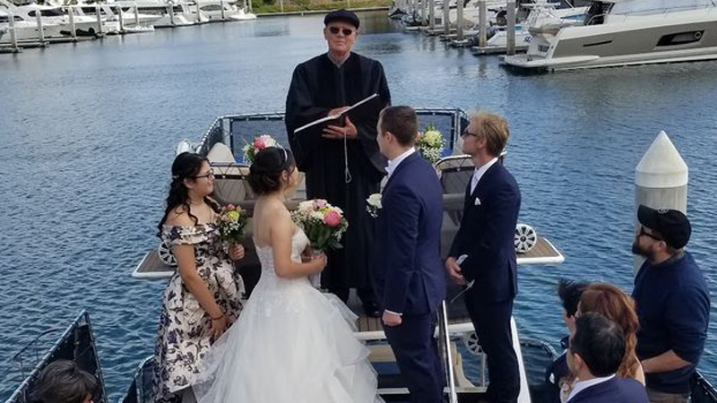 Emma & Paul's Yacht Wedding with San Diego Bay Cruises