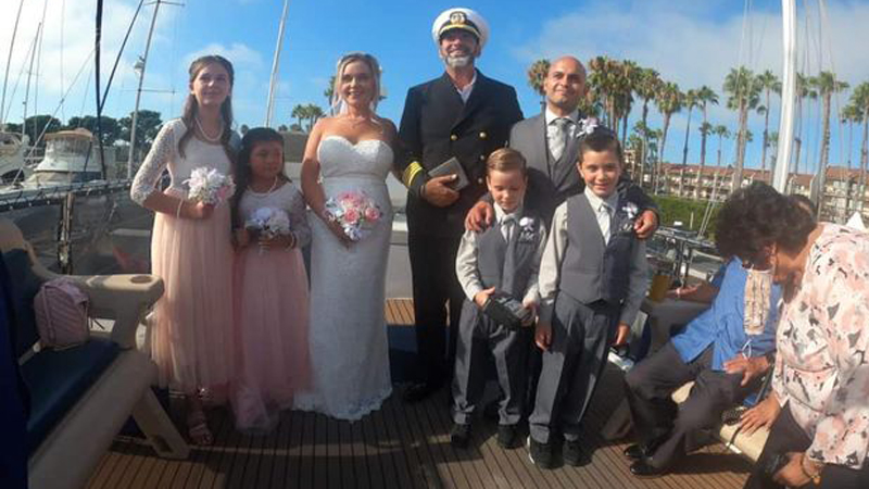 Jamie & Eddie's Yacht Wedding with San Diego Bay Cruises