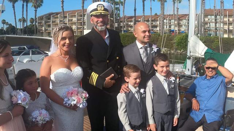 Jamie & Eddie's Yacht Wedding with San Diego Bay Cruises