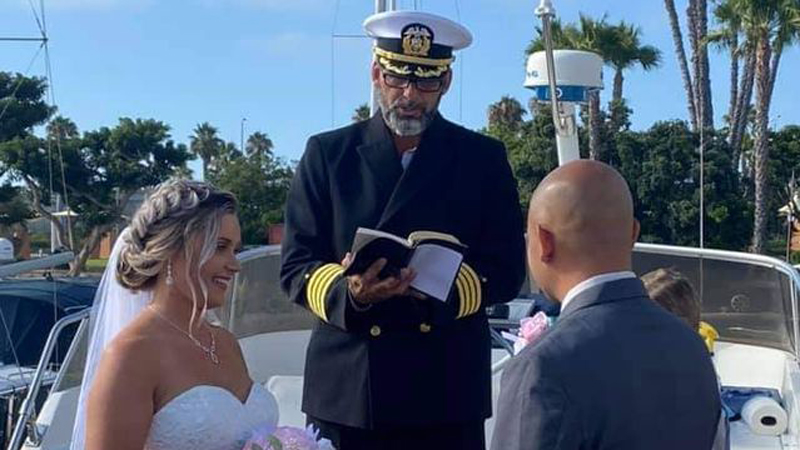 Jamie & Eddie's Yacht Wedding with San Diego Bay Cruises