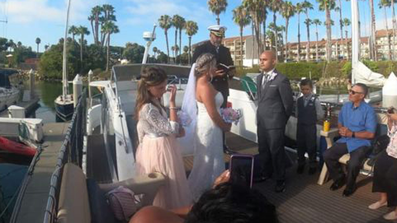 Jamie & Eddie's Yacht Wedding with San Diego Bay Cruises