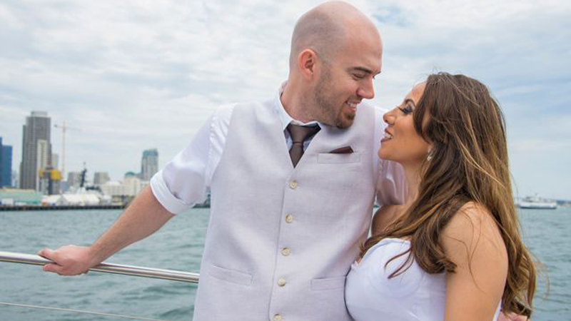 Kathryn & Jay's Yacht Wedding with San Diego Bay Cruises