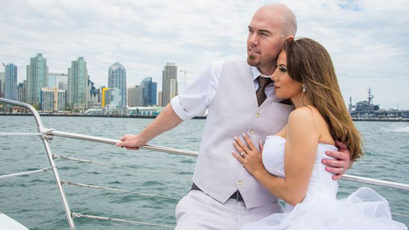 Kathryn & Jay's Yacht Wedding with San Diego Bay Cruises