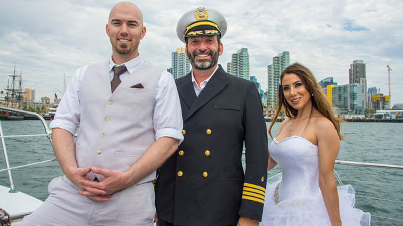 Kathryn & Jay's Yacht Wedding with San Diego Bay Cruises