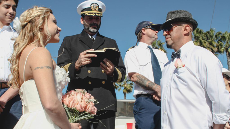 Olga & Julio's Yacht Wedding with San Diego Bay Cruises