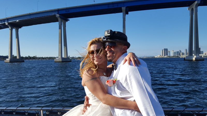 Olga & Julio's Yacht Wedding with San Diego Bay Cruises