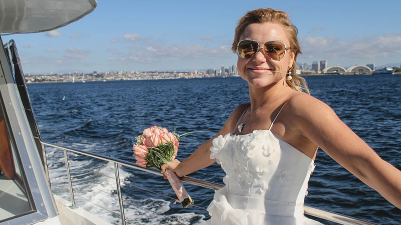 Olga & Julio's Yacht Wedding with San Diego Bay Cruises