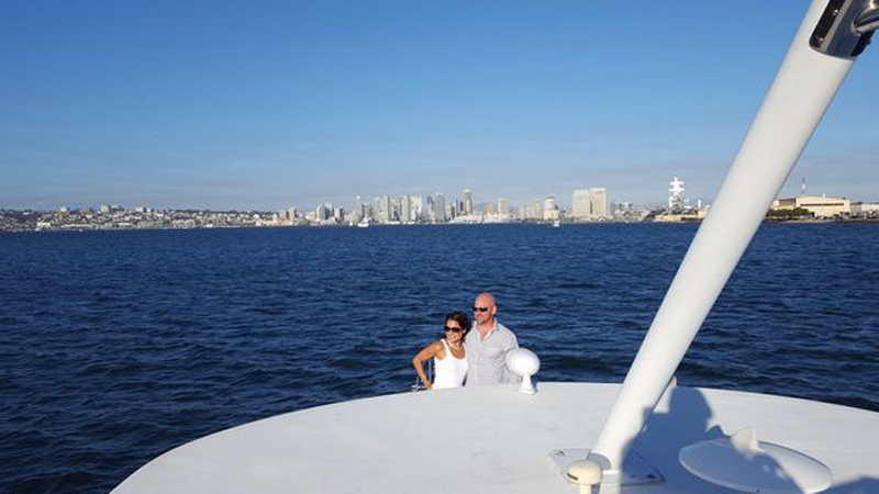 Kate & Rob's Yacht Wedding with San Diego Bay Cruises